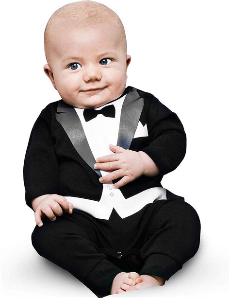 tuxedo onesie for baby.